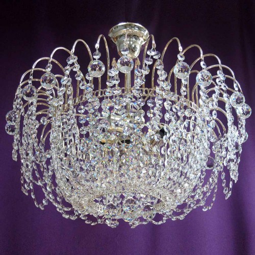 Люстра Акация подвесная шар 30 мм в Саратове Гусь Хрустальный