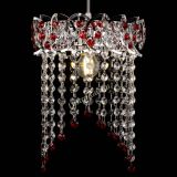 Барная люстра Астра №1 оптикон Красная в Саратове