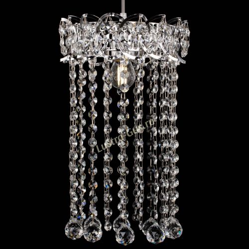 Барная люстра Астра №1 шар 30 длинная в Саратове Гусь Хрустальный