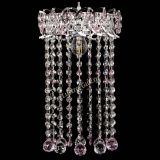 Барная люстра Астра №1 шар 30 длинная Розовая в Саратове