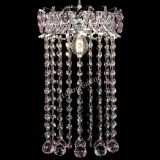 Барная люстра Астра №1 шар 30 длинная Розовая в Саратове