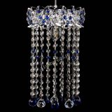 Барная люстра Астра №1 шар 30 длинная Синяя в Саратове