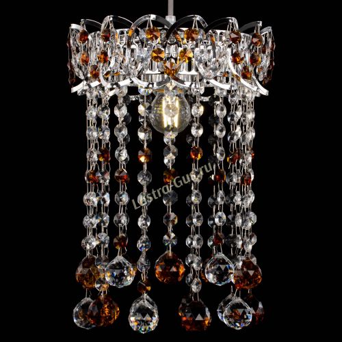 Барная люстра Астра №1 шар 30 чайная в Саратове Гусь Хрустальный