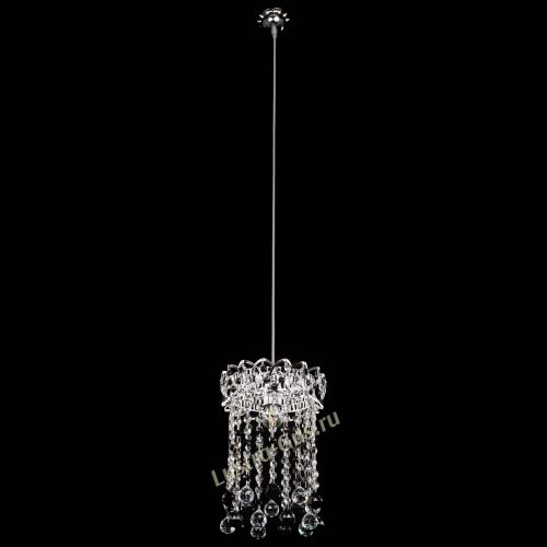 Барная люстра Астра №1 шар 30 черная в Саратове Гусь Хрустальный