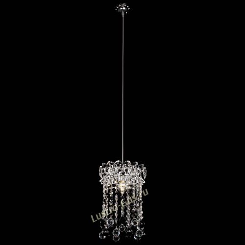 Барная люстра Астра №1 шар 30 черная в Саратове Гусь Хрустальный