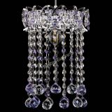 Барная люстра Астра №1 шар 30 фиолетовая в Саратове