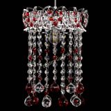 Барная люстра Астра №1 шар 30 красная в Саратове