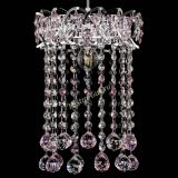 Барная люстра Астра №1 шар 30 розовая в Саратове