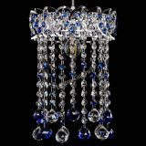 Барная люстра Астра №1 шар 30 синяя в Саратове