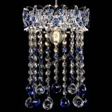 Барная люстра Астра №1 шар 30 синяя в Саратове