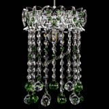 Барная люстра Астра №1 шар 30 зеленая в Саратове