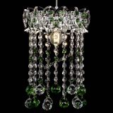 Барная люстра Астра №1 шар 30 зеленая в Саратове