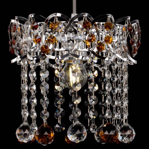 Барная люстра Астра №1 шар чайная в Саратове Гусь Хрустальный