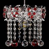 Барная люстра Астра №1 шар красная в Саратове