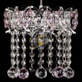 Барная люстра Астра №1 шар розовый в Саратове