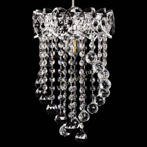 Барная люстра Астра №1 Сигма черная в Саратове Гусь Хрустальный