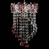 Барная люстра Астра №1 Сигма красная в Саратове