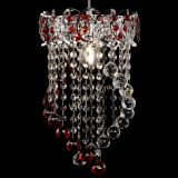 Барная люстра Астра №1 Сигма красная в Саратове