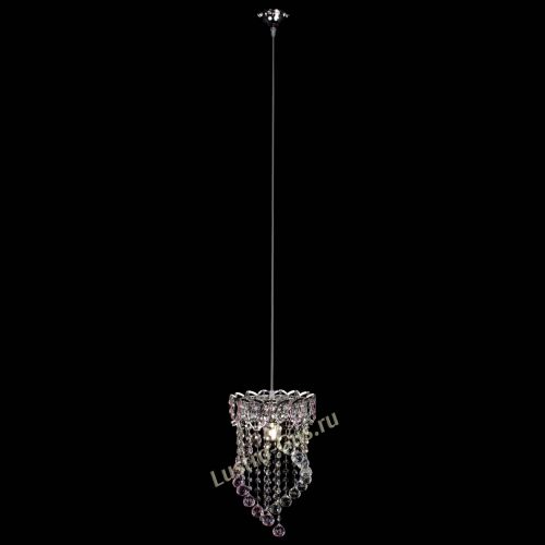 Барная люстра Астра №1 Сигма розовая в Саратове Гусь Хрустальный