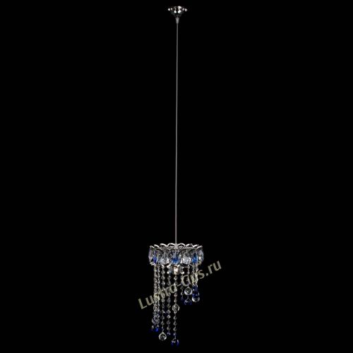 Барная люстра Астра №1 винтаж Синяя в Саратове Гусь Хрустальный