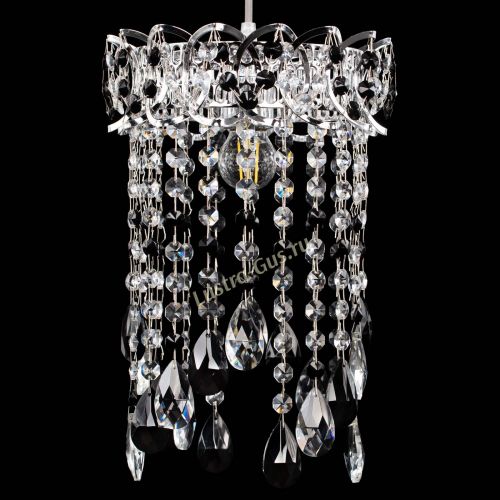 Барная люстра Астра №1 журавлик Черная в Саратове Гусь Хрустальный