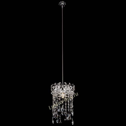 Барная люстра Астра №1 журавлик Черная в Саратове Гусь Хрустальный