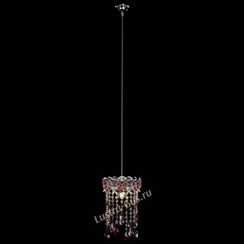 Барная люстра Астра №1 журавлик Красная в Саратове Гусь Хрустальный