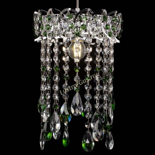 Барная люстра Астра №1 журавлик Зеленая в Саратове Гусь Хрустальный