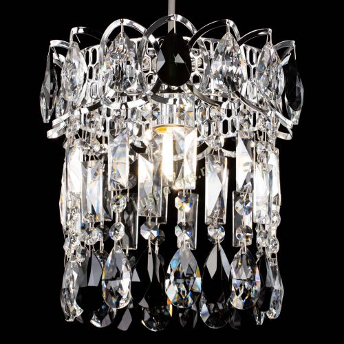 Барная люстра Астра №1 черная в Саратове Гусь Хрустальный