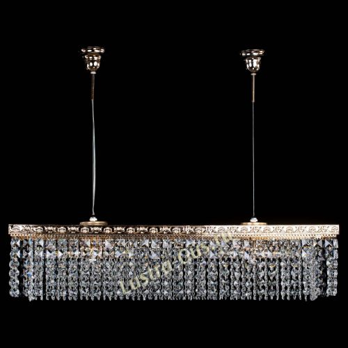 Барная люстра Прямоугольник №4 Антик в Саратове Гусь Хрустальный