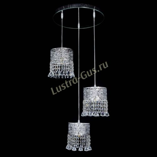 Барная люстра Восток №3 с зеркалом в Саратове Гусь Хрустальный