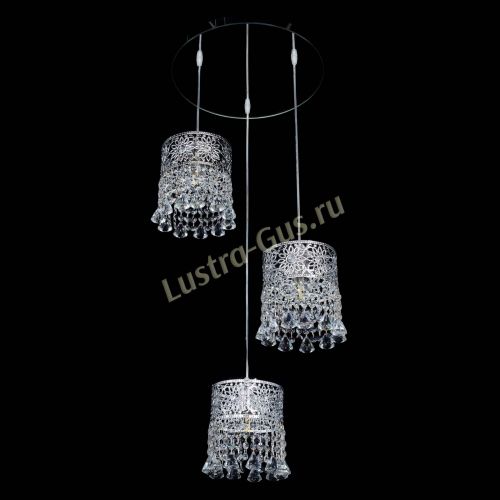 Барная люстра Восток №3 с зеркалом в Саратове Гусь Хрустальный
