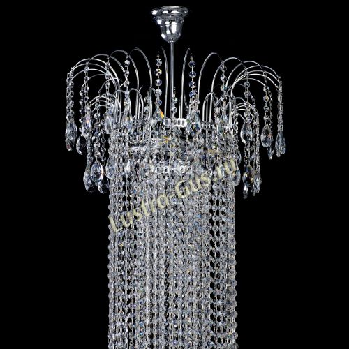 Люстра Агата длинная в Саратове Гусь Хрустальный