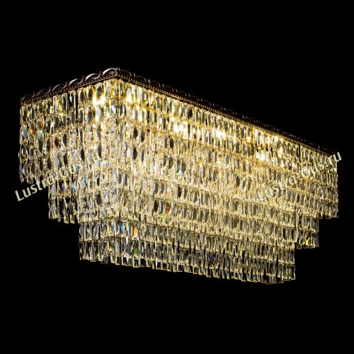 Люстра Четырехугольник Пластинка в Саратове Гусь Хрустальный