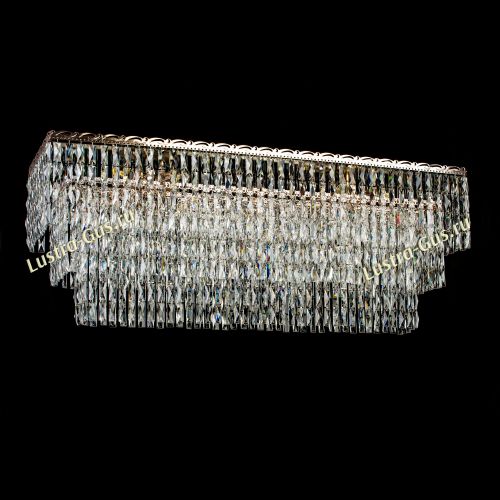 Люстра Четырехугольник Пластинка в Саратове Гусь Хрустальный