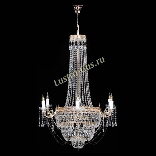 Люстра Елизавета Венеция черная в Саратове Гусь Хрустальный