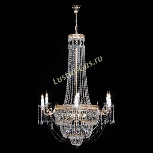 Люстра Елизавета Венеция черная в Саратове Гусь Хрустальный