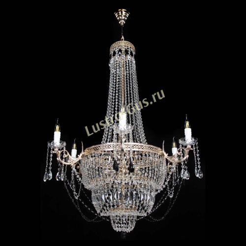 Люстра Елизавета Венеция черная в Саратове Гусь Хрустальный