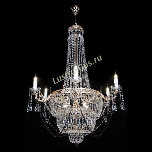 Люстра Елизавета Венеция черная в Саратове Гусь Хрустальный