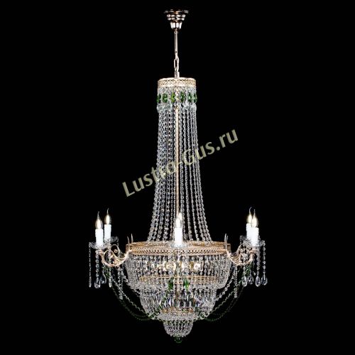 Люстра Елизавета Венеция зеленая в Саратове Гусь Хрустальный
