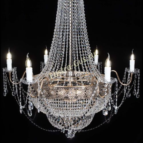 Люстра Елизавета Восток черная в Саратове Гусь Хрустальный