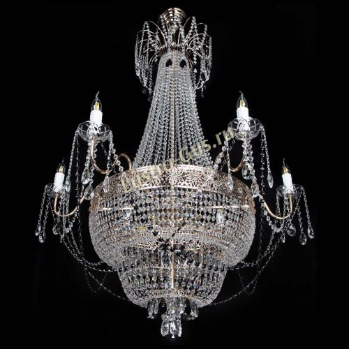 Люстра Елизавета Восток черная в Саратове Гусь Хрустальный