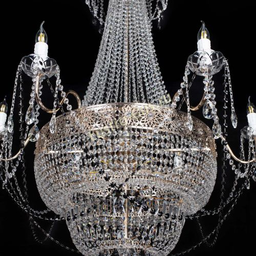 Люстра Елизавета Восток черная в Саратове Гусь Хрустальный