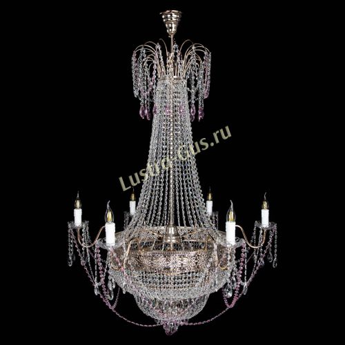 Люстра Елизавета Восток розовая в Саратове Гусь Хрустальный