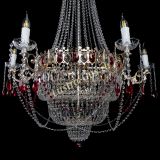 Люстра Елизавета красная в Саратове