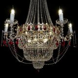 Люстра Елизавета красная в Саратове