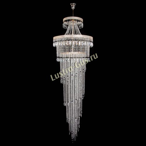 Люстра Флоренция Водопад №8 черная в Саратове Гусь Хрустальный