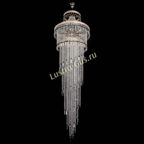 Люстра Флоренция Водопад №8 черная в Саратове Гусь Хрустальный