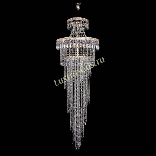 Люстра Флоренция Водопад №8 фиолетовая в Саратове Гусь Хрустальный