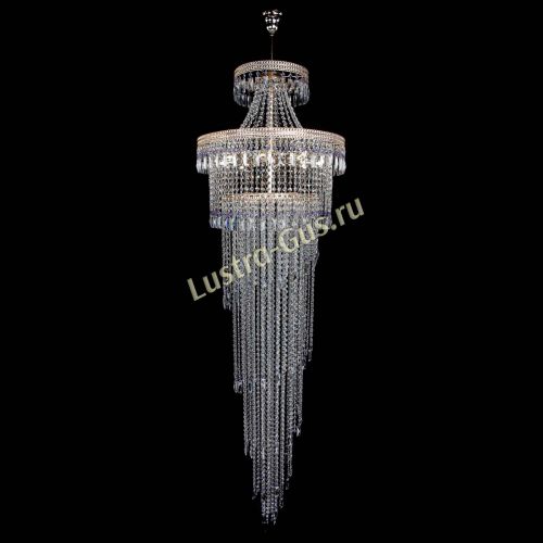Люстра Флоренция Водопад №8 фиолетовая в Саратове Гусь Хрустальный